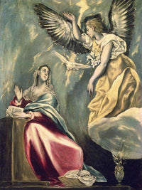 The Annunciation By El Greco Fine Art Print