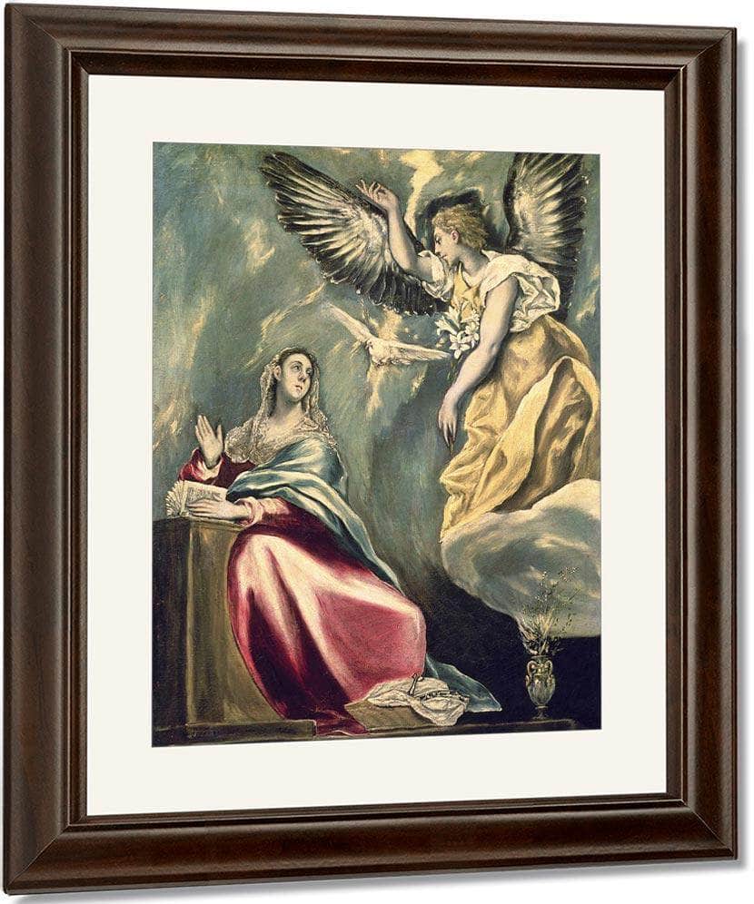 The Annunciation By El Greco Fine Art Print