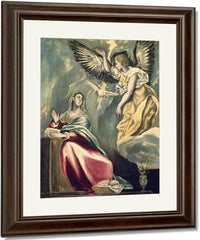 The Annunciation By El Greco Fine Art Print