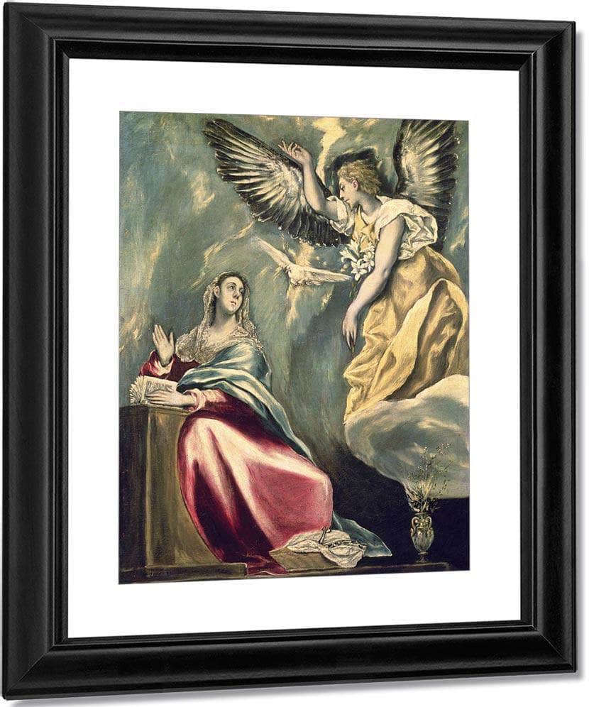 The Annunciation By El Greco Fine Art Print
