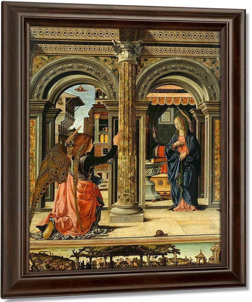 The Annunciation By Francesco Del Cossa Fine Art Print