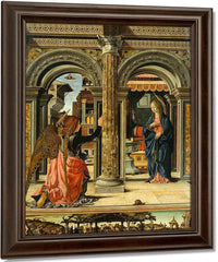 The Annunciation By Francesco Del Cossa Fine Art Print