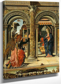 The Annunciation By Francesco Del Cossa Fine Art Print