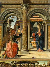 The Annunciation By Francesco Del Cossa Fine Art Print
