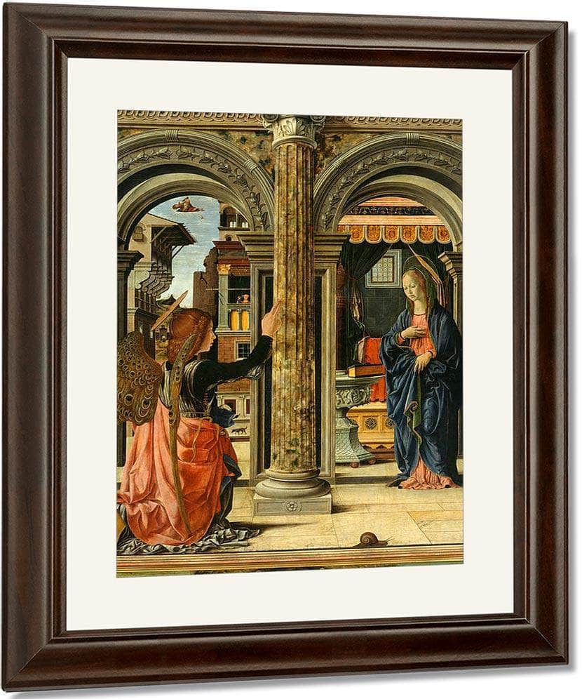 The Annunciation By Francesco Del Cossa Fine Art Print
