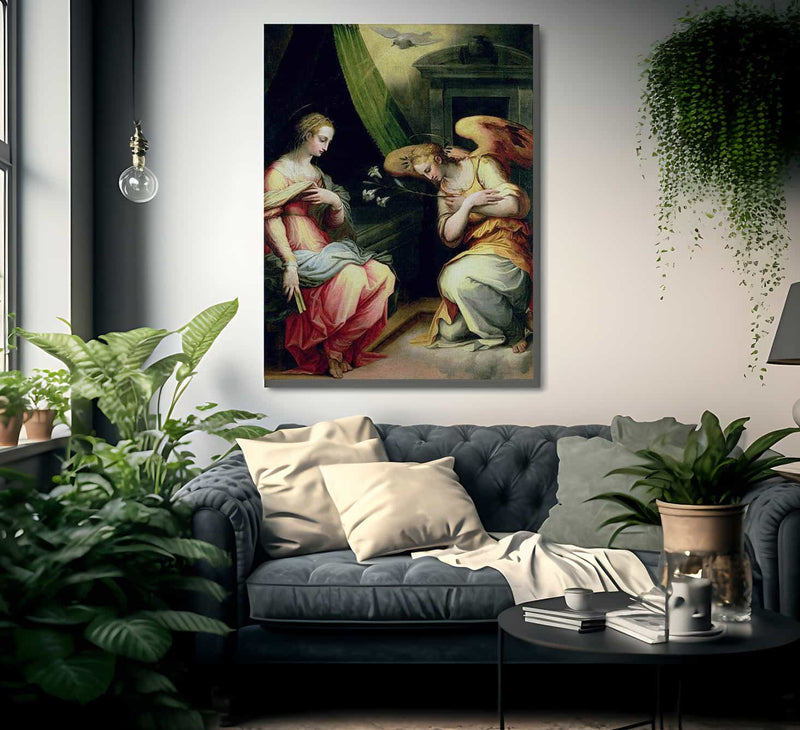 The Annunciation By Giorgio Vasari Fine Art Print