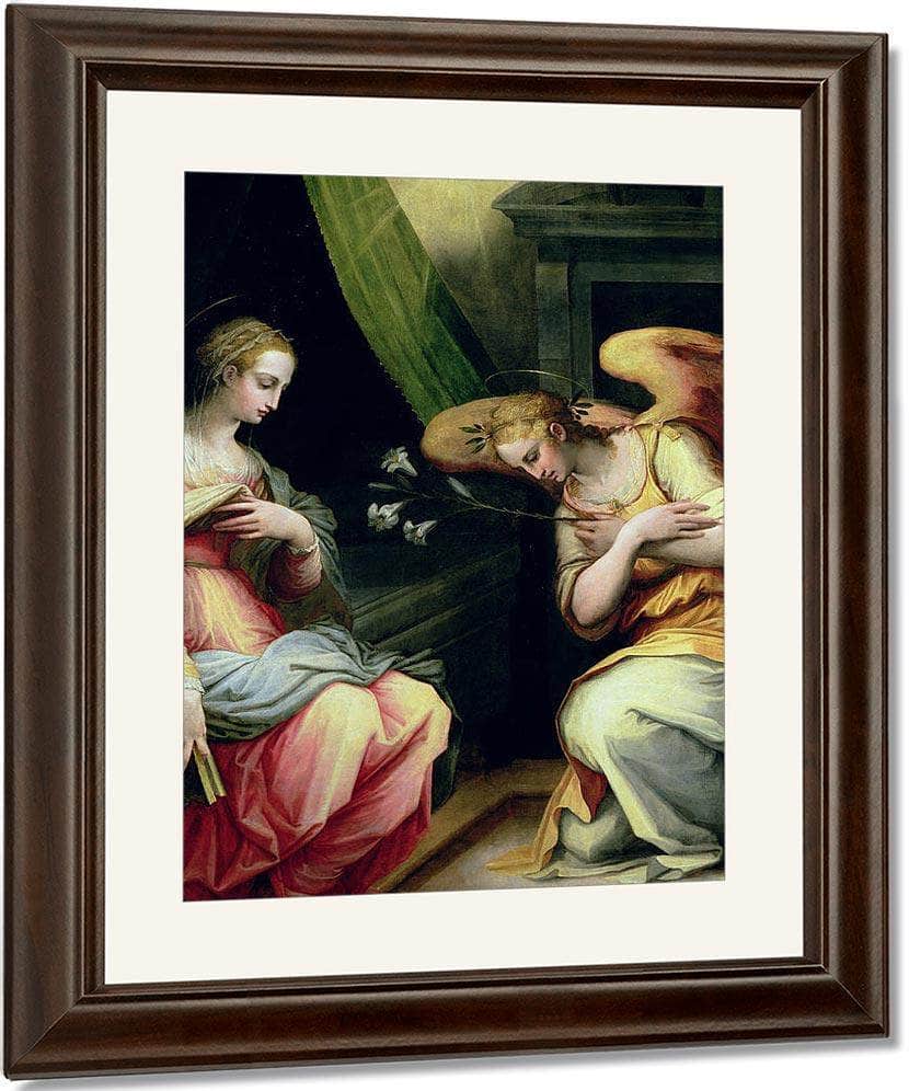 The Annunciation By Giorgio Vasari Fine Art Print