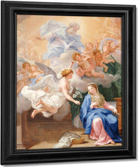 The Annunciation By Giovanni Odazzi Fine Art Print