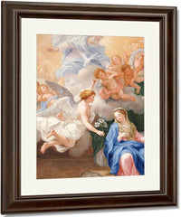 The Annunciation By Giovanni Odazzi Fine Art Print