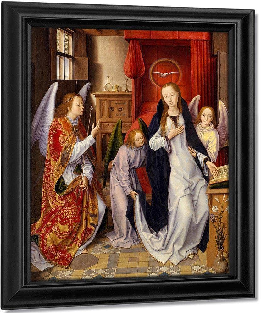 The Annunciation By Hans Memling Fine Art Print