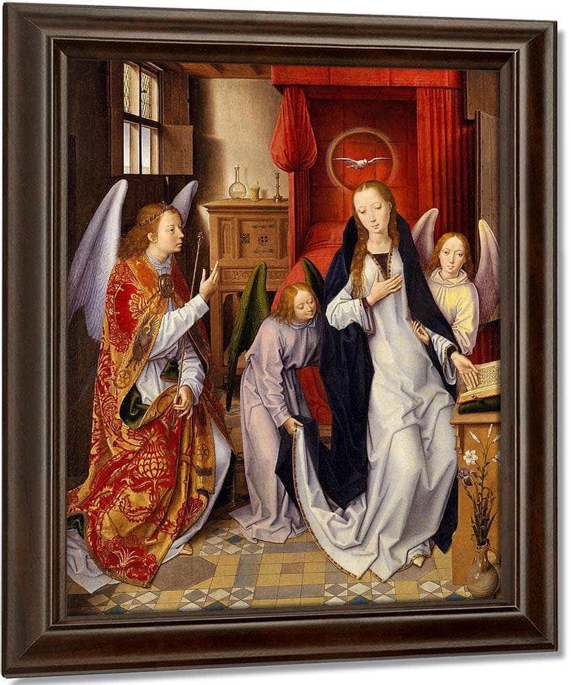 The Annunciation By Hans Memling Fine Art Print