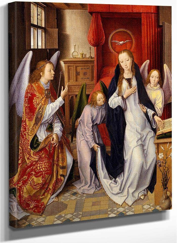The Annunciation By Hans Memling Fine Art Print