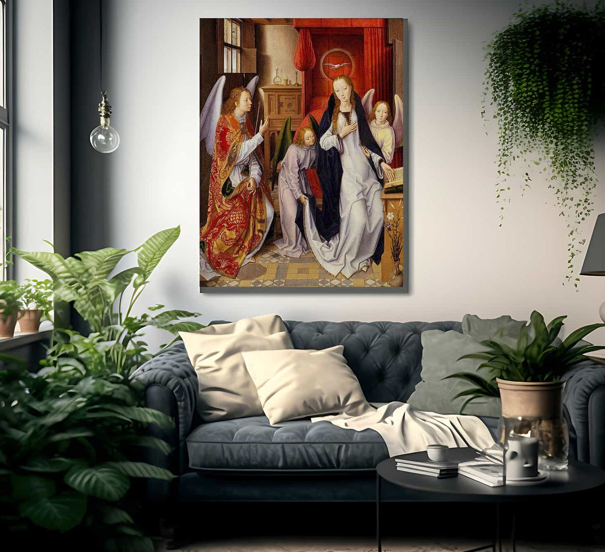 The Annunciation By Hans Memling Fine Art Print