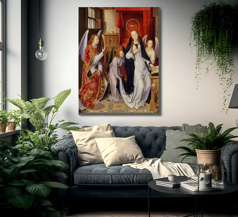 The Annunciation By Hans Memling Fine Art Print