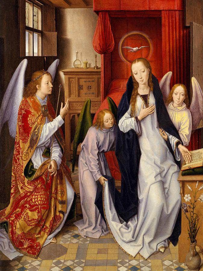 The Annunciation By Hans Memling Fine Art Print