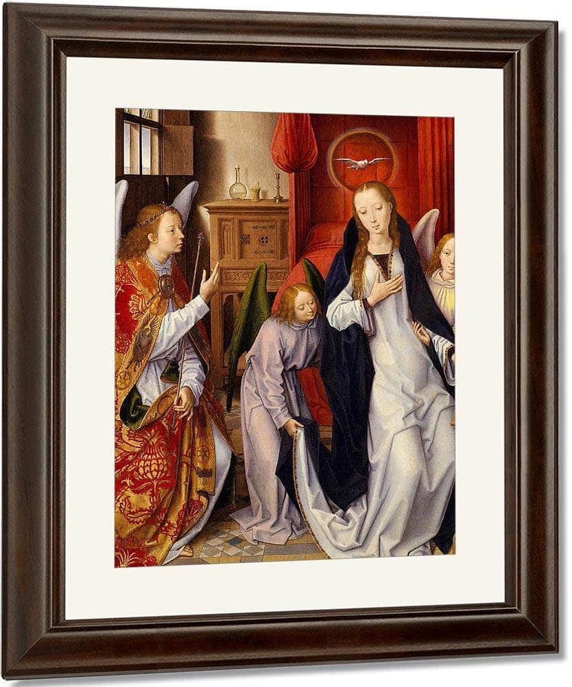 The Annunciation By Hans Memling Fine Art Print