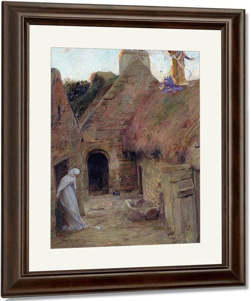 The Annunciation By Luc Olivier Merson Fine Art Print