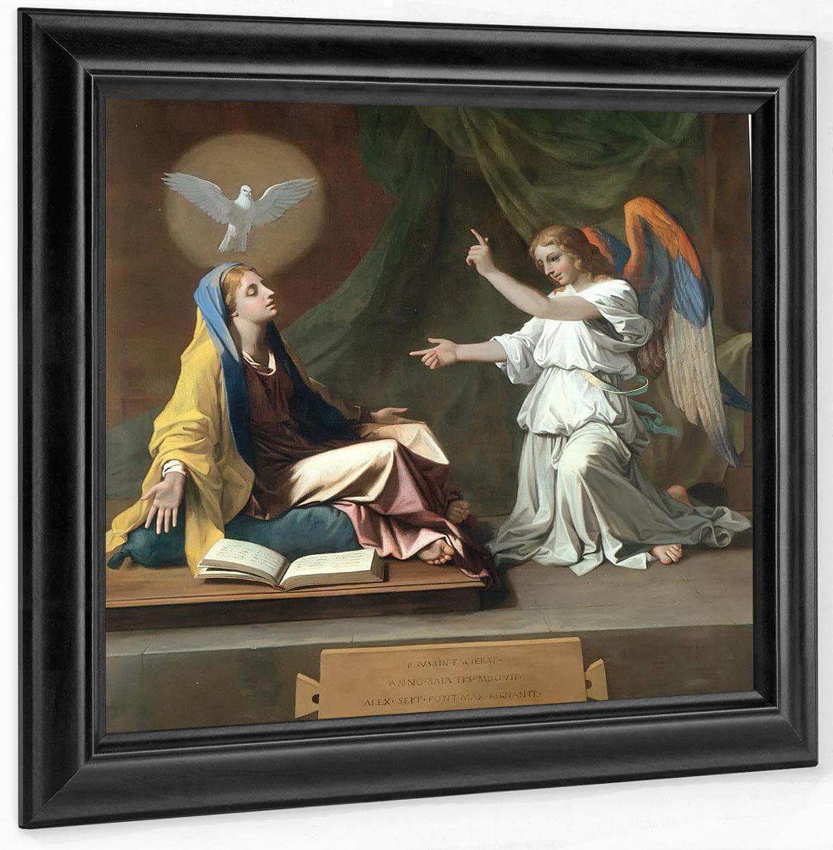 The Annunciation By Nicholas Poussin Fine Art Print