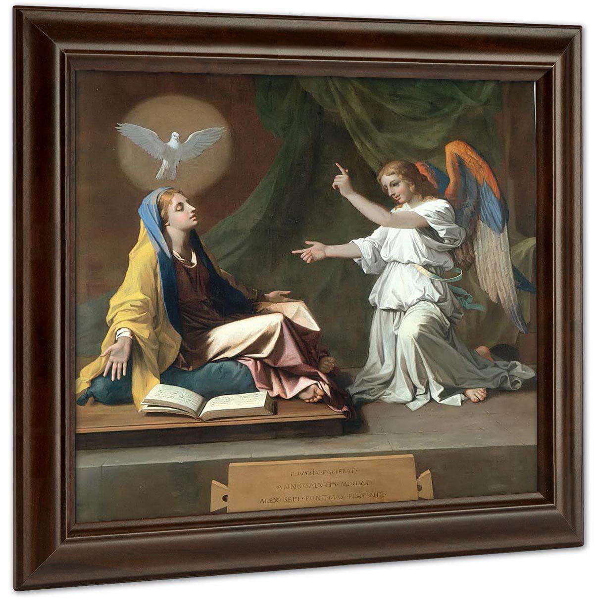 The Annunciation By Nicholas Poussin Fine Art Print