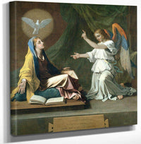 The Annunciation By Nicolas Poussin Fine Art Print
