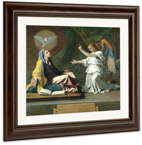 The Annunciation By Nicolas Poussin Fine Art Print