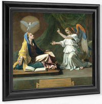 The Annunciation By Nicolas Poussin Fine Art Print