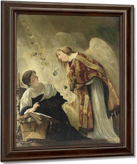 The Annunciation By Paulus Bor Fine Art Print