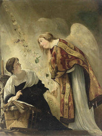 The Annunciation By Paulus Bor Fine Art Print