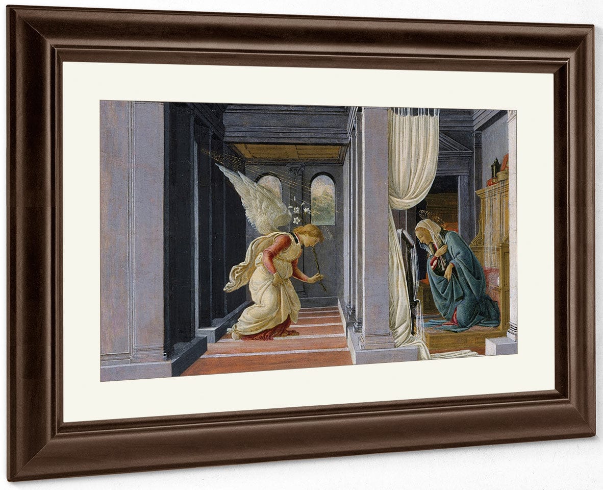 The Annunciation By Sandro Botticelli Fine Art Print