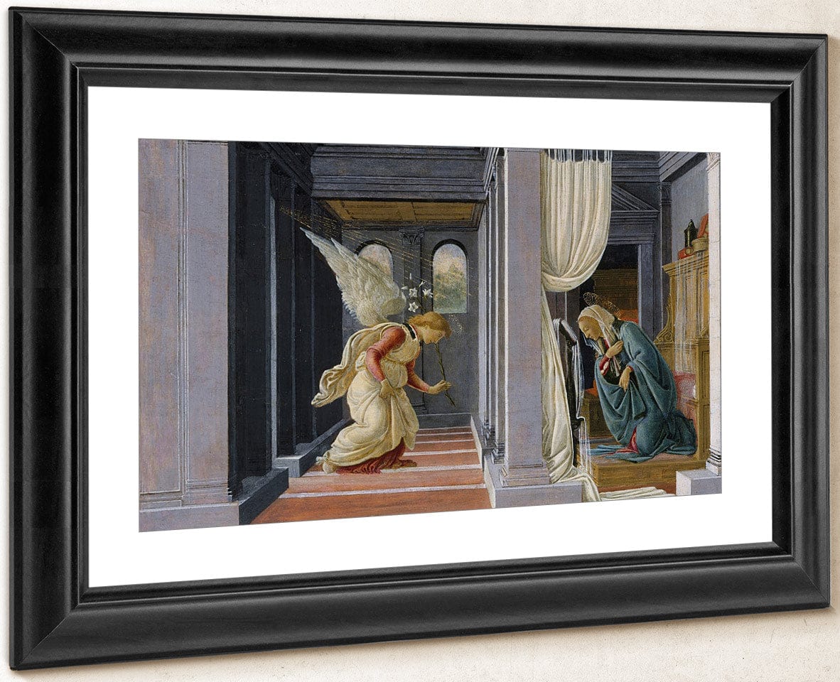 The Annunciation By Sandro Botticelli Fine Art Print