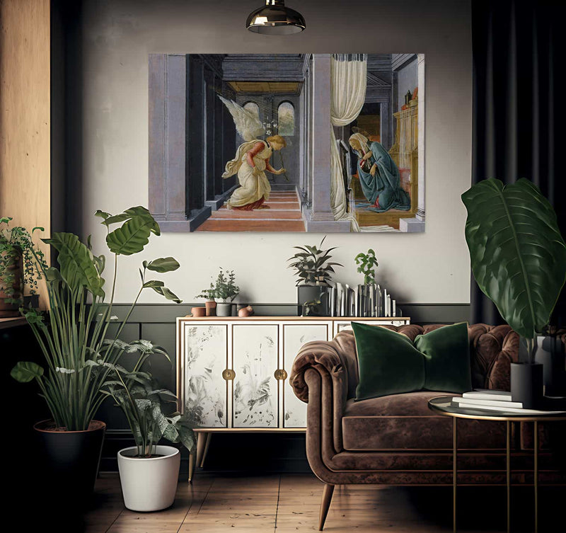 The Annunciation By Sandro Botticelli Fine Art Print
