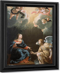 The Annunciation By Simon Vouet Fine Art Print
