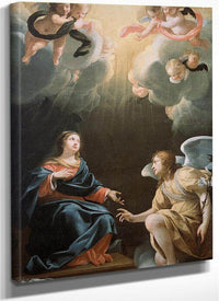 The Annunciation By Simon Vouet Fine Art Print