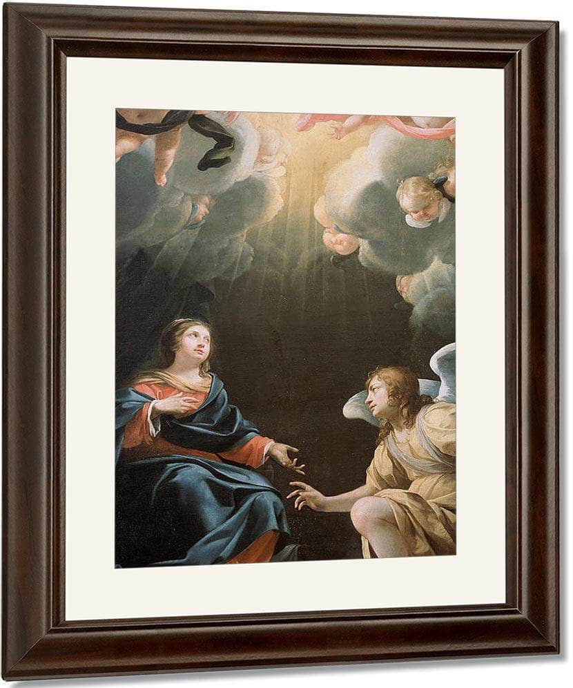 The Annunciation By Simon Vouet Fine Art Print