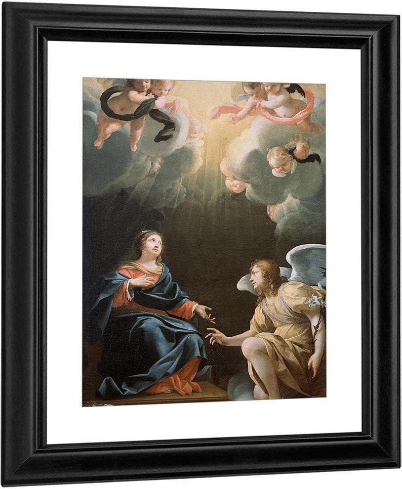 The Annunciation By Simon Vouet Fine Art Print