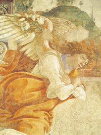 The Annunciation Detail Of The Archangel Gabriel From San Martino Della Scala By Sandro Botticelli Fine Art Print