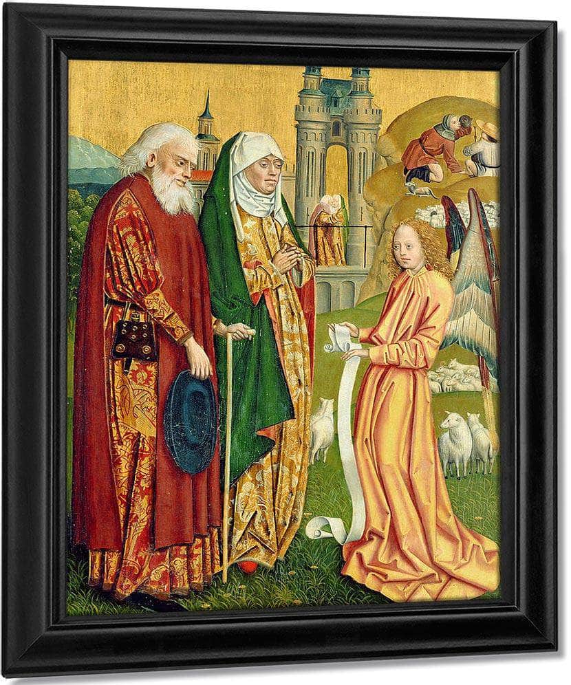 The Annunciation To Joachim And Anne, From The Dome Altar, 1499 By Absolon Stumme Fine Art Print