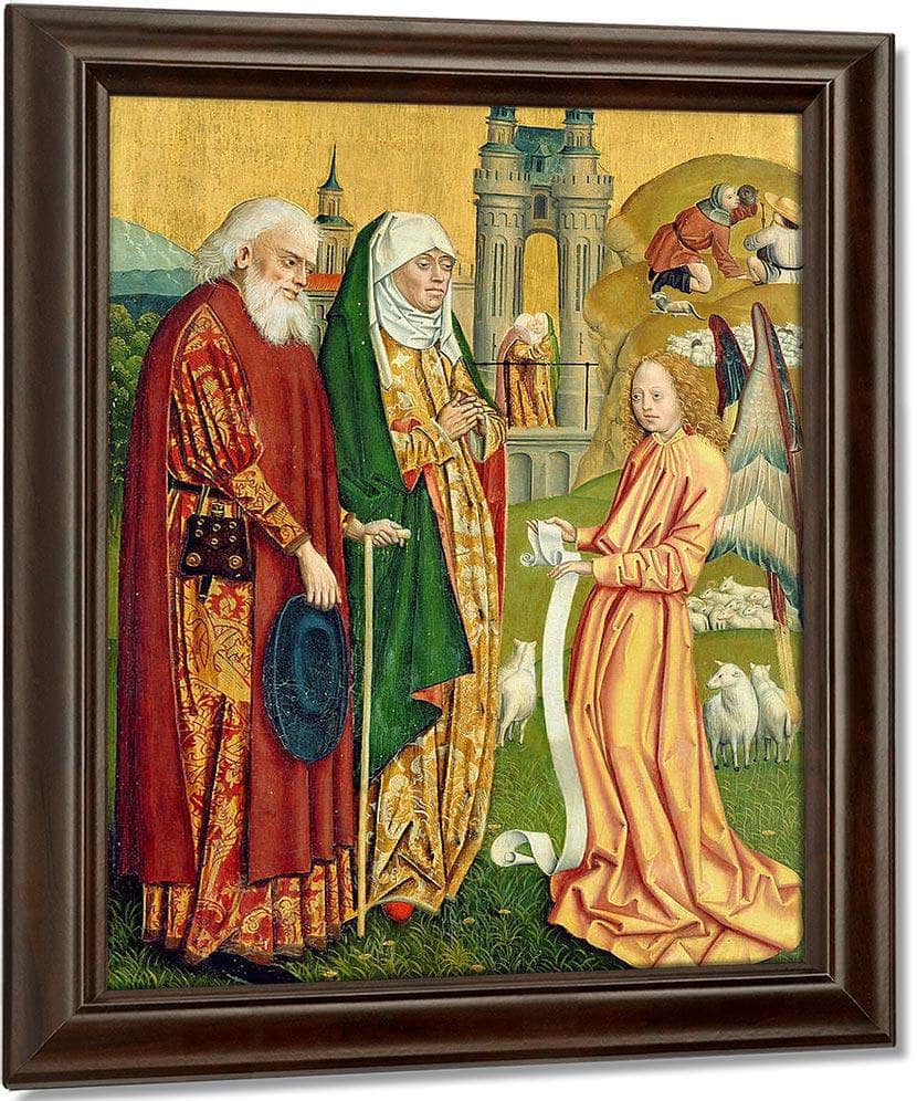The Annunciation To Joachim And Anne, From The Dome Altar, 1499 By Absolon Stumme Fine Art Print