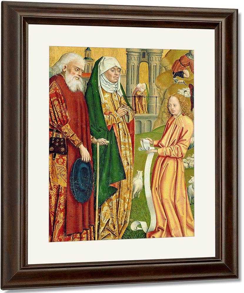 The Annunciation To Joachim And Anne, From The Dome Altar, 1499 By Absolon Stumme Fine Art Print
