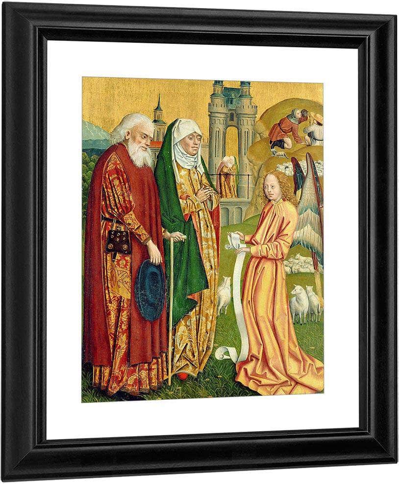 The Annunciation To Joachim And Anne, From The Dome Altar, 1499 By Absolon Stumme Fine Art Print