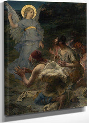 The Annunciation To The Shepherds By Jules Bastien Lepage Fine Art Print