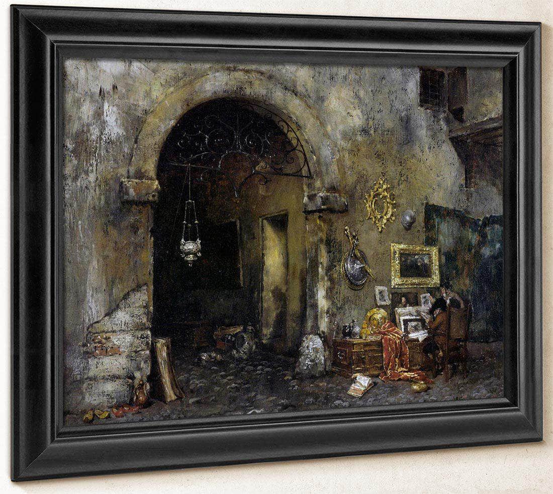 The Antiquary Shop By Chase William Merritt Fine Art Print