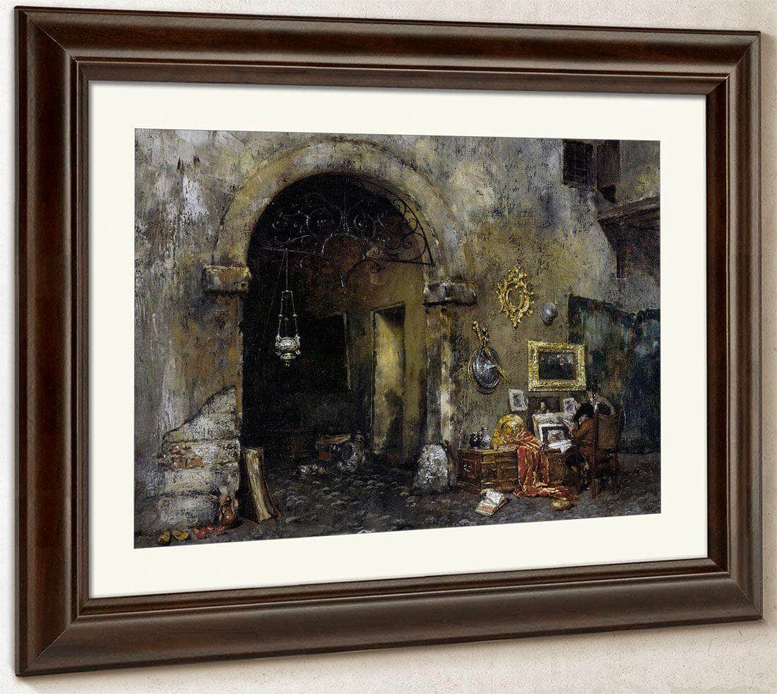 The Antiquary Shop By Chase William Merritt Fine Art Print