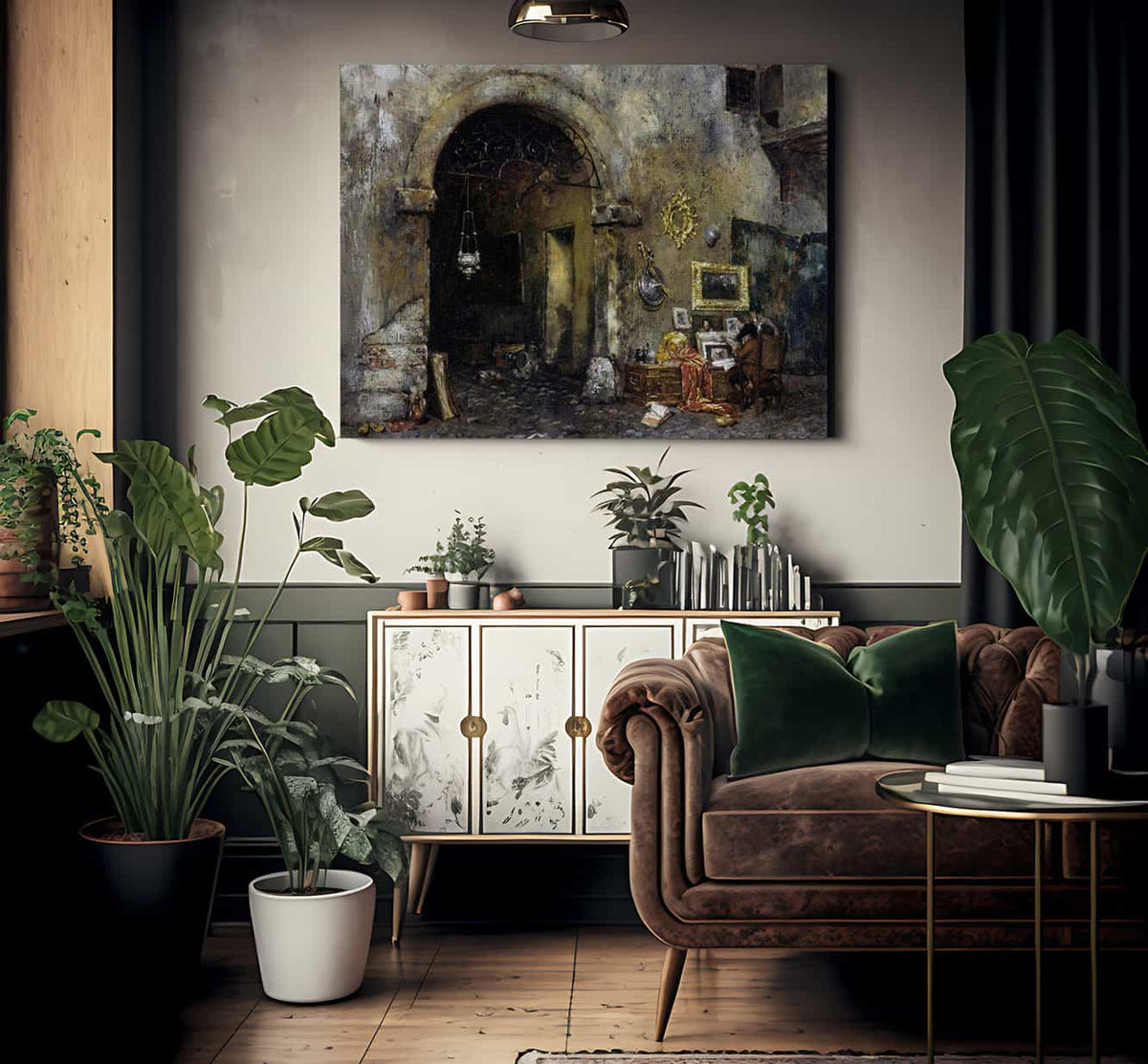 The Antiquary Shop By Chase William Merritt Fine Art Print