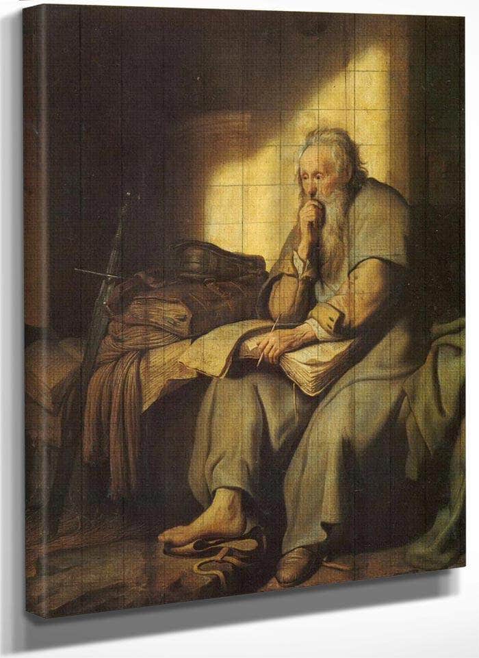 The Apostle Paul In Prison, 1627 By Rembrandt Fine Art Print