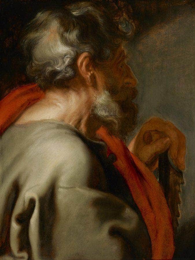 The Apostle Simon By Anthony Van Dyck Fine Art Print