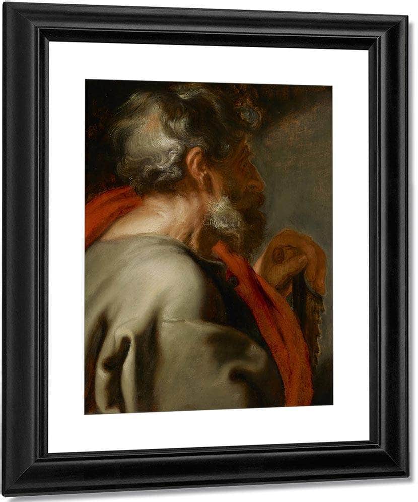 The Apostle Simon By Anthony Van Dyck Fine Art Print