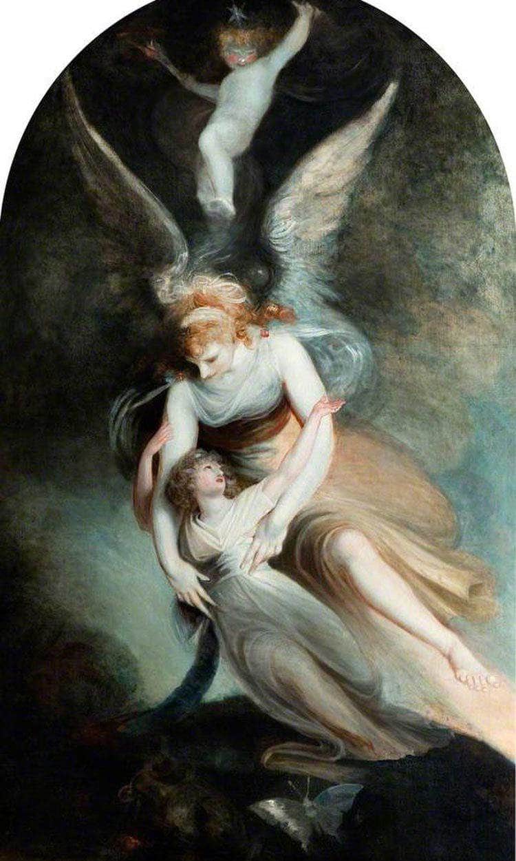 The Apothesis Of Penelope Boothby By Henry Fuseli Fine Art Print