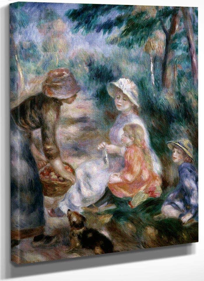 The Apple Seller By Pierre August Renoir Fine Art Print