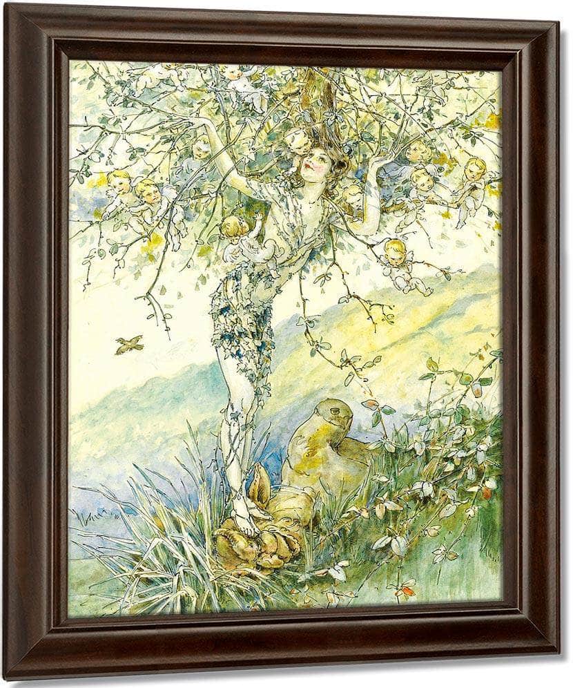 The Apple Tree By William Henry Walker Fine Art Print